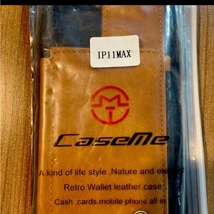 I Phone 11 Max wallet leather case
